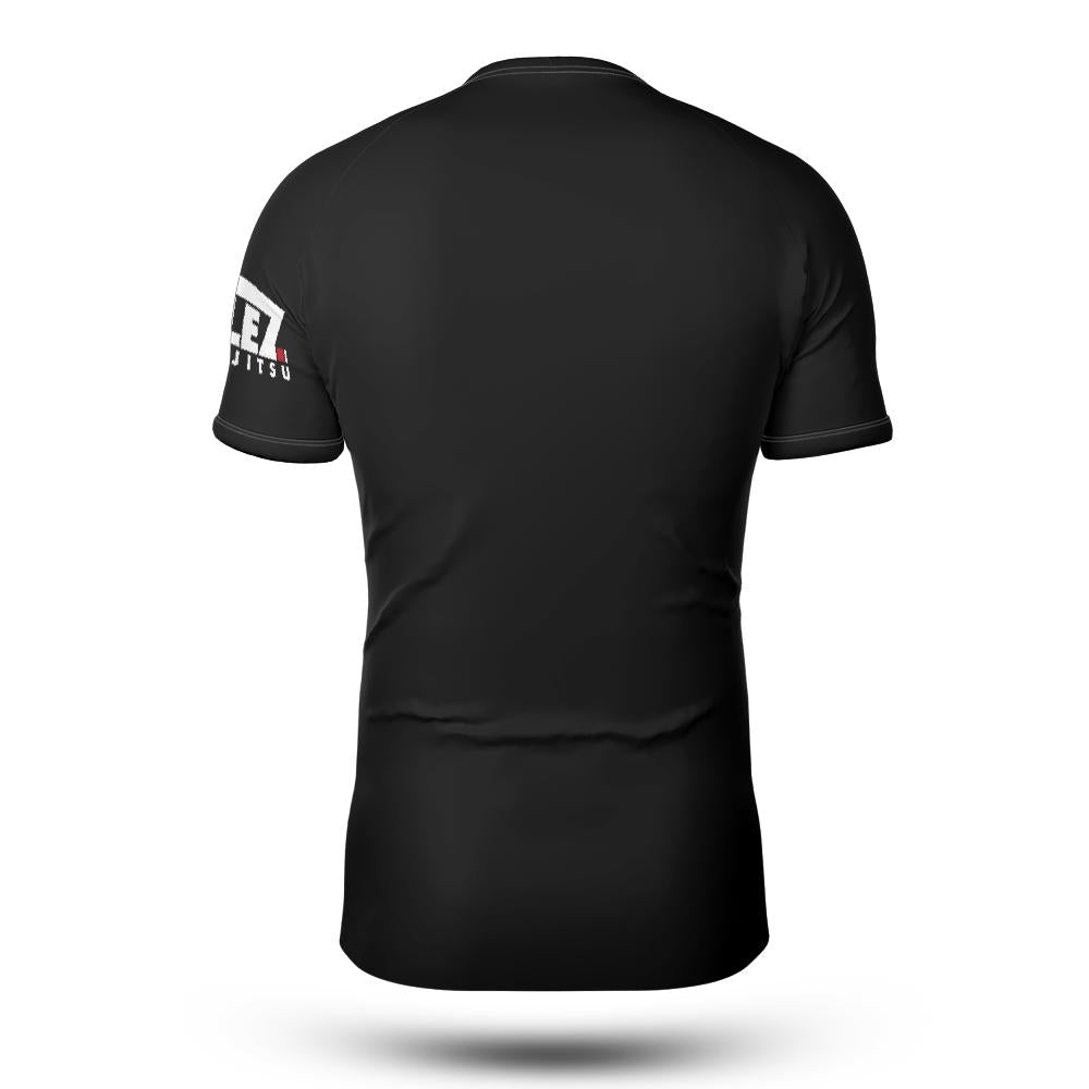 VELEZ JIU JITSU BLACK BELT SHORT-SLEEVE RASH GUARD